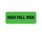 Nevs High Fall Risk 7/8" x 2-1/4" Flr Green w/Black N-1749gf - alternate 1